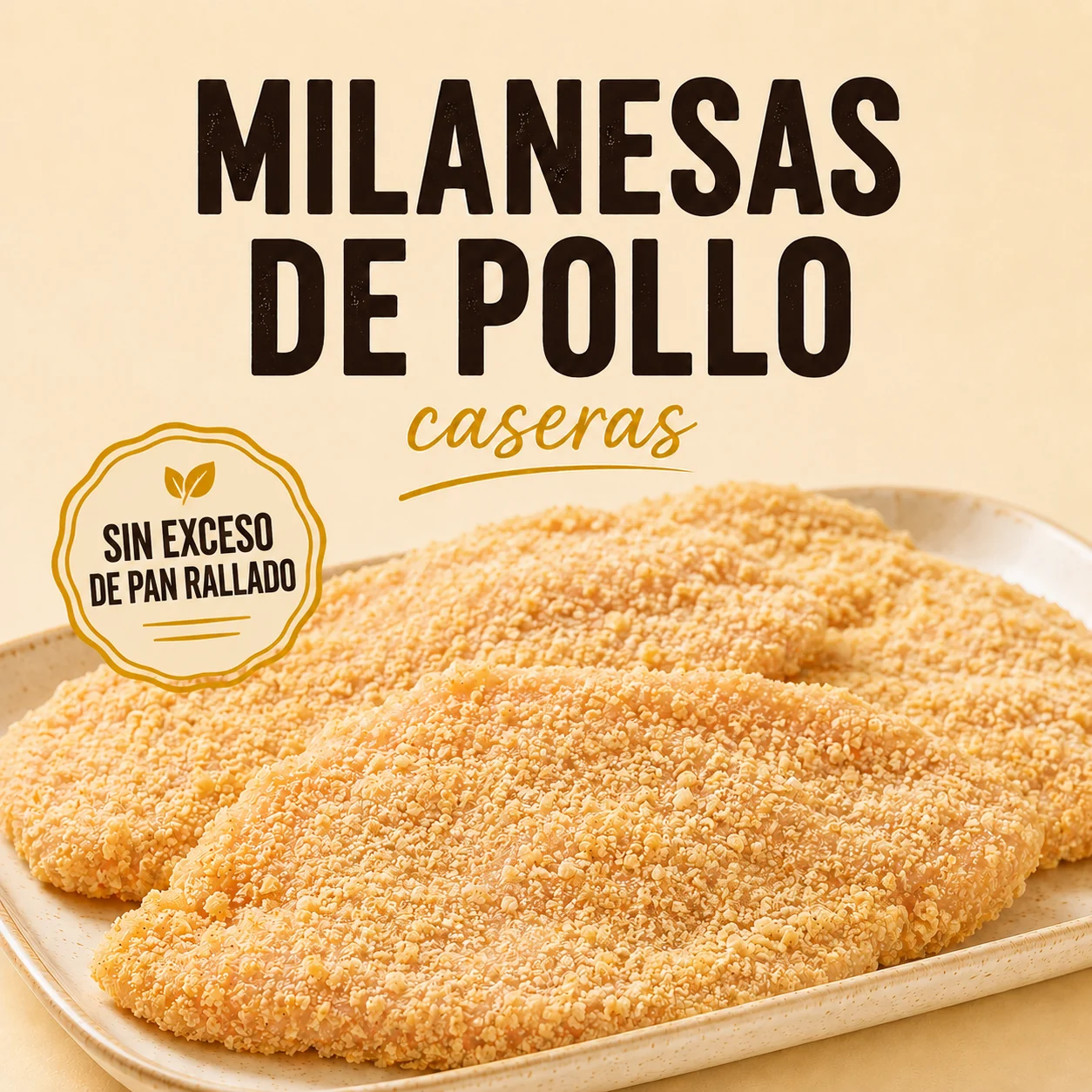 Milanesas de pollo